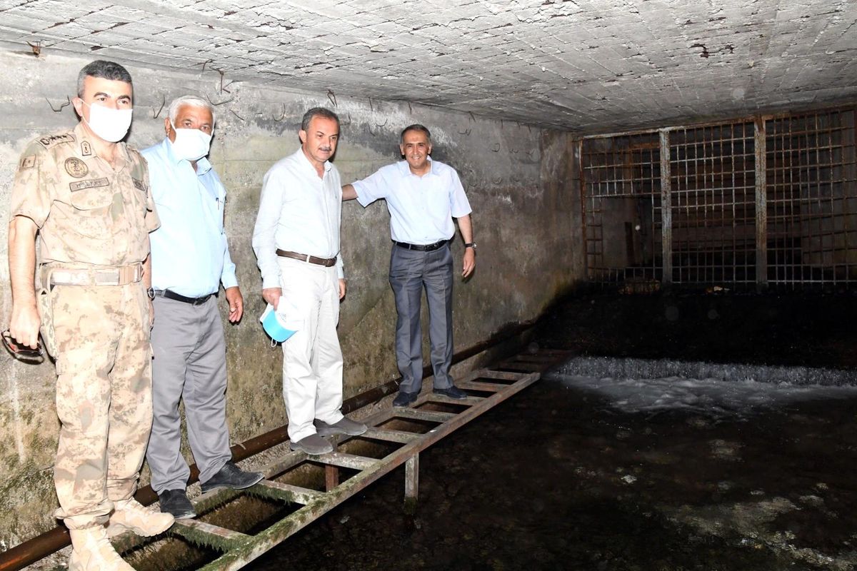 Gürlevik içme suyu isale hattı yenileniyor