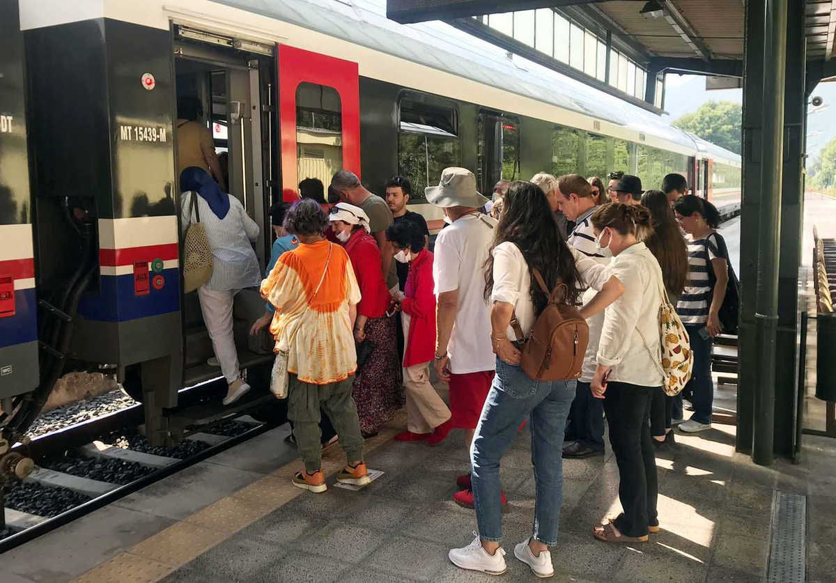 Safranbolu\'nun yeni turizm alternatifi "demir yolu ile yolculuk" ilgi görüyor