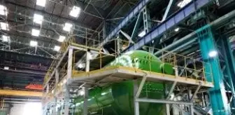 Akkuyu NGS'nin ikinci güç ünitesinde yer alacak buhar jeneratörü üretildi