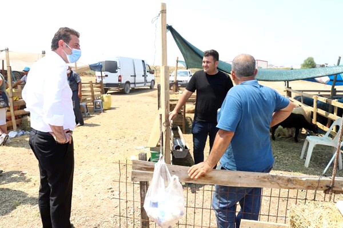 Başkan Tosun kurban pazarını gezdi
