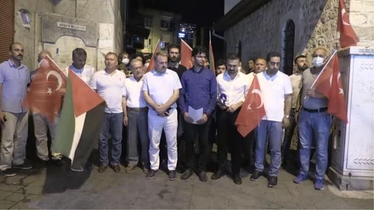 HATAY/OSMANİYE - Fanatik Yahudilerin Mescid\'i Aksa\'ya saldırıları protesto edildi