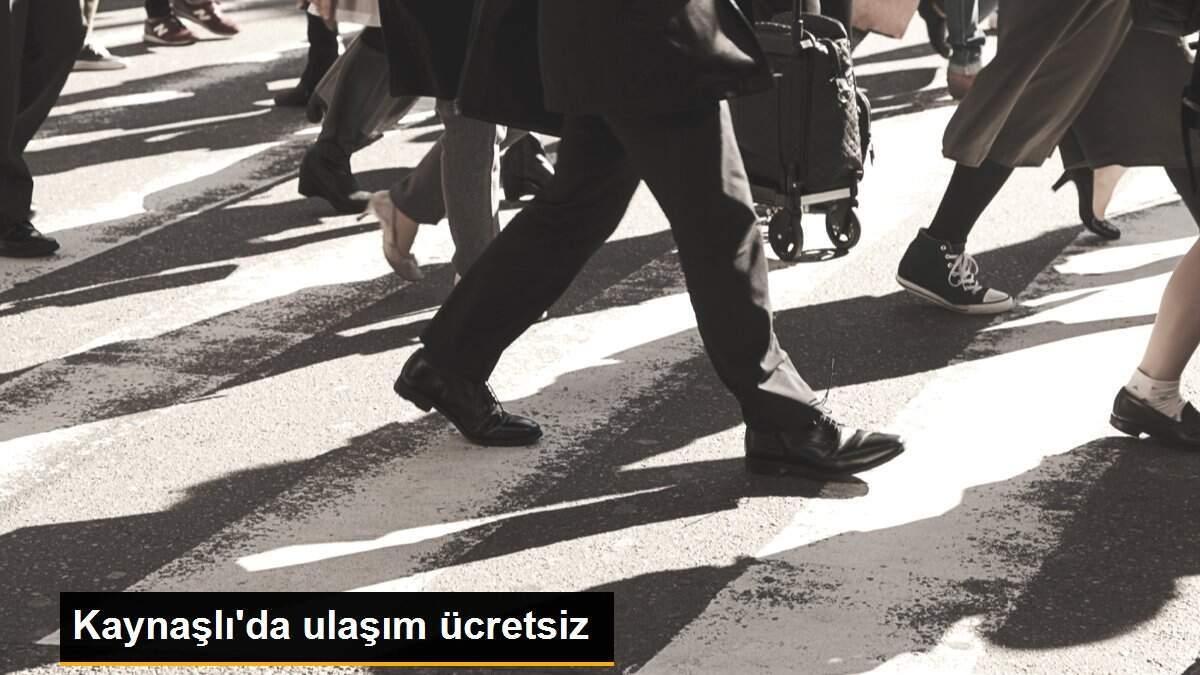Kaynaşlı\'da ulaşım ücretsiz