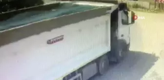 Son dakika haberleri... Trafik kazası güvenlik kamerasına böyle yansıdı