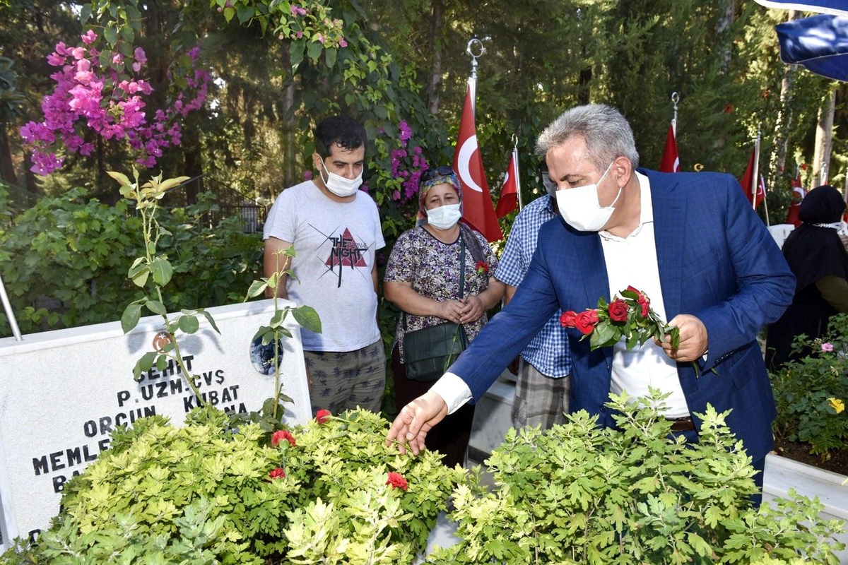 Son dakika haberleri... Kurban Bayramı\'nda şehit ve yakınları unutulmadı