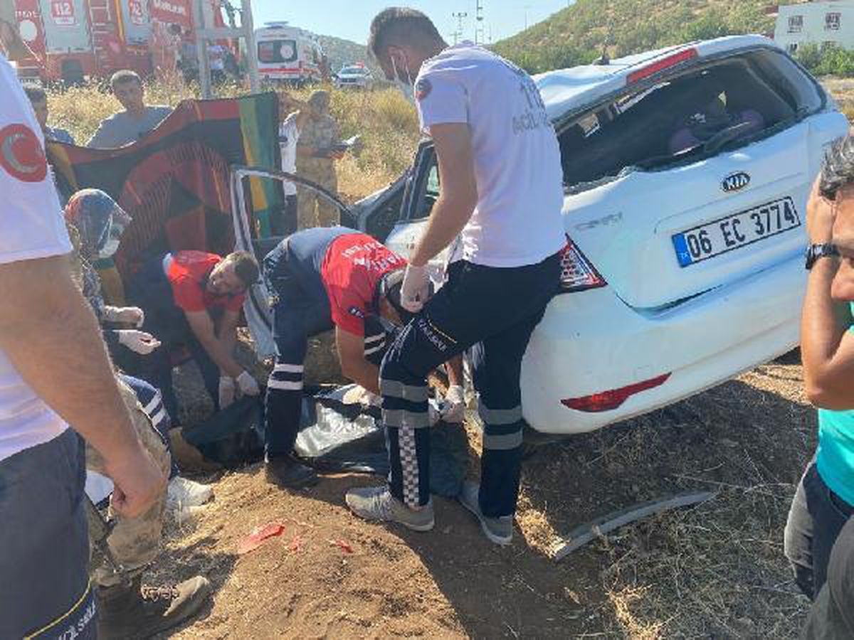 Son dakika haberi | Otomobil şarampole devrildi: 1 ölü, 2 yaralı