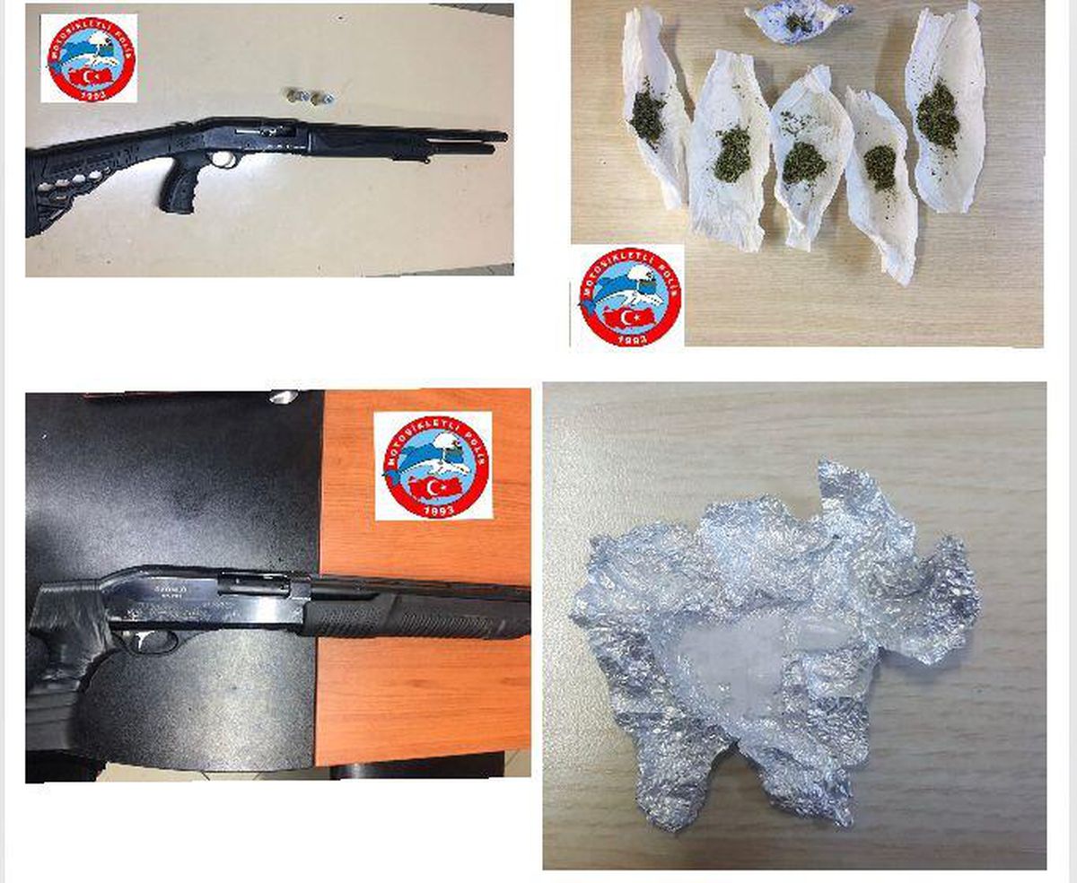 Son dakika haberleri | Tekirdağ\'da motosikletli polis timleri silah ve uyuşturucu ele geçirdi