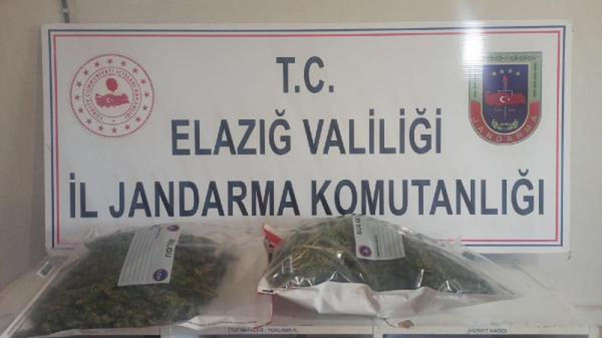 2 kilo esrarla yakalandı