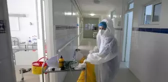 Son dakika haberleri: AA ekibi, Tunus'ta Kovid-19 hastalarının tedavi gördüğü hastaneyi görüntüledi
