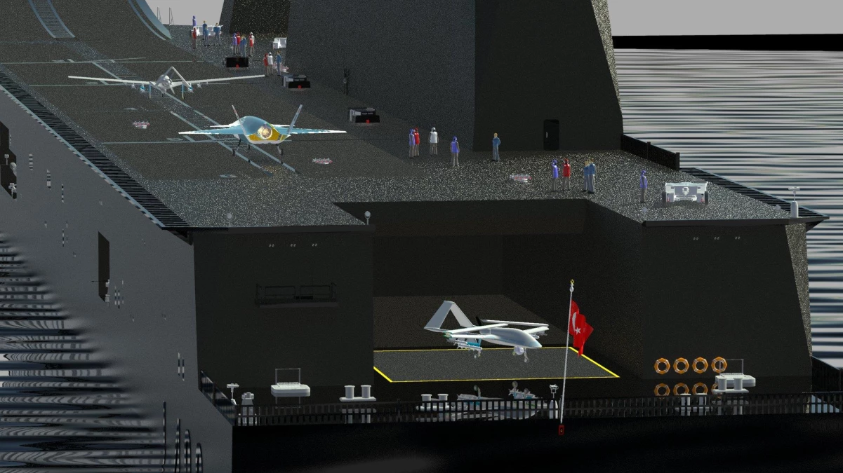 Bayraktar TB3 ile Muharip İnsansız Uçak Sistemi, TCG Anadolu\'da birlikte görev yapacak
