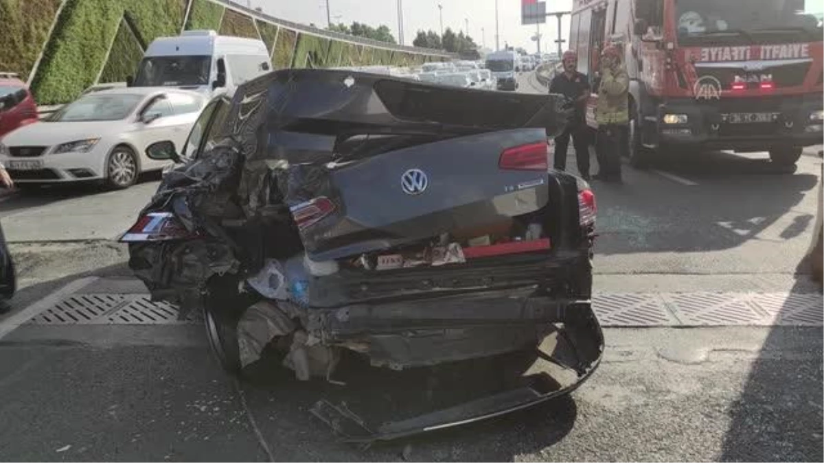 Fatih\'te meydana gelen trafik kazasında 1 kişi yaralandı