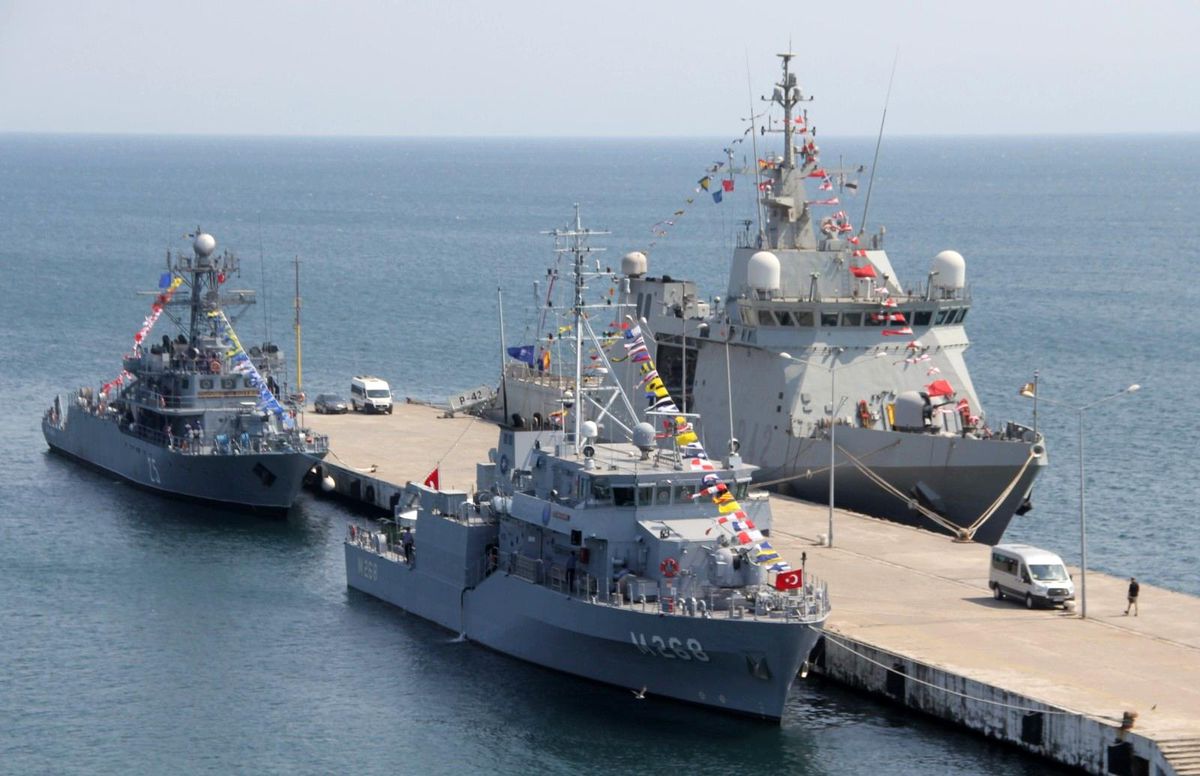 NATO gemileri Sinop\'ta