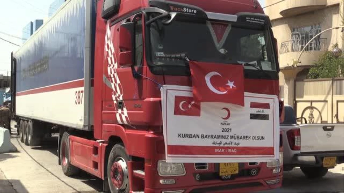 Türk Kızılay Irak\'ın Kerkük ve Salahaddin kentlerinde 1500 aileye kurban eti dağıttı