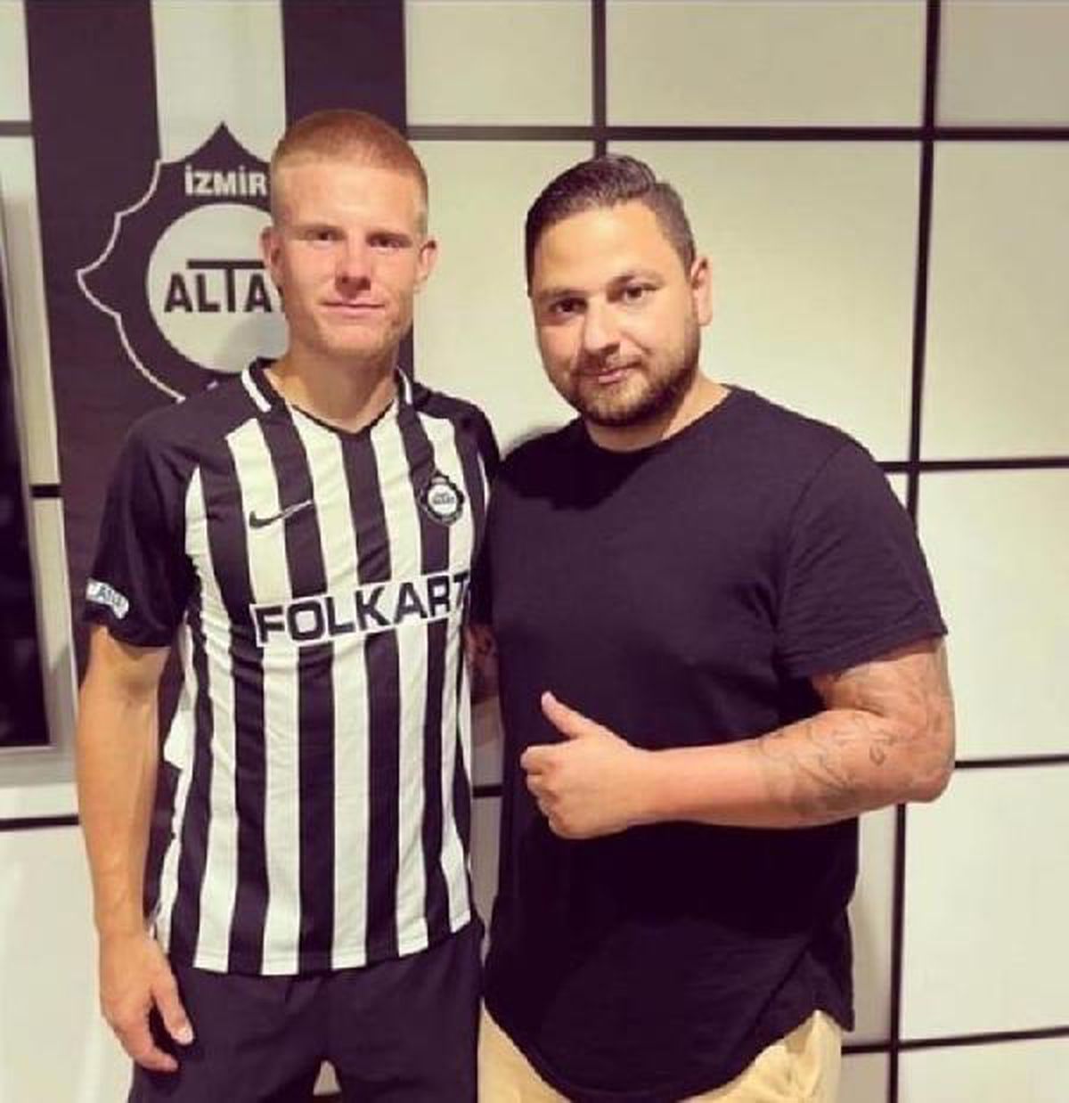 Altay Björkander ile sözleşme imzaladı