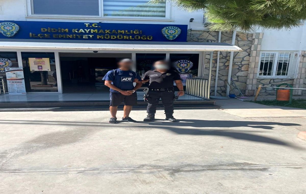Didim\'de çalıntı motorla gasp yapan şüpheli tutuklandı