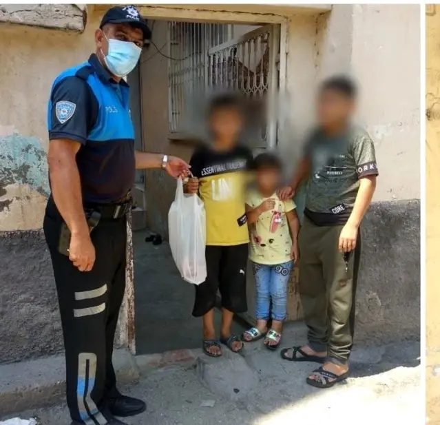 Polis garibanın yanında, System.String[]