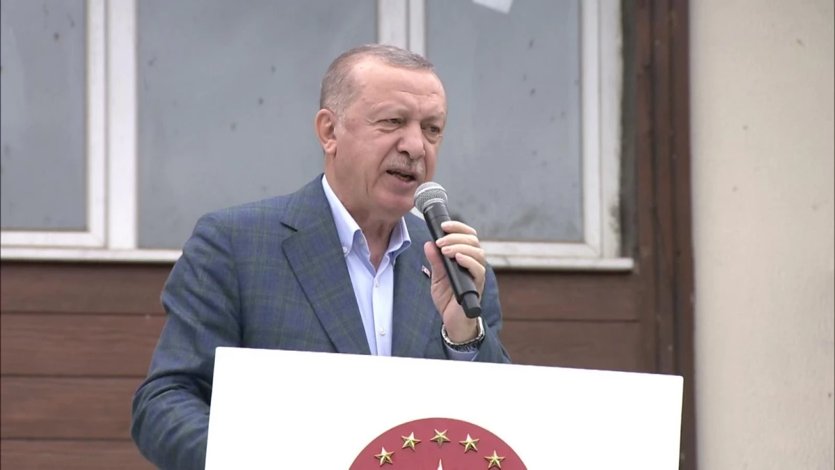 Cumhurbaşkanı Erdoğan: "Ne olur şu yamaçlarda 5 kat, 10 kat binalar yapmayın"