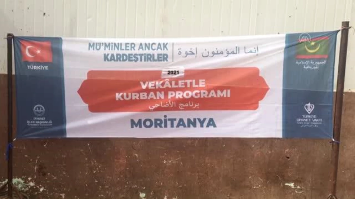 TDV, Moritanya\'da 45 bin ihtiyaç sahibine kurban eti dağıttı