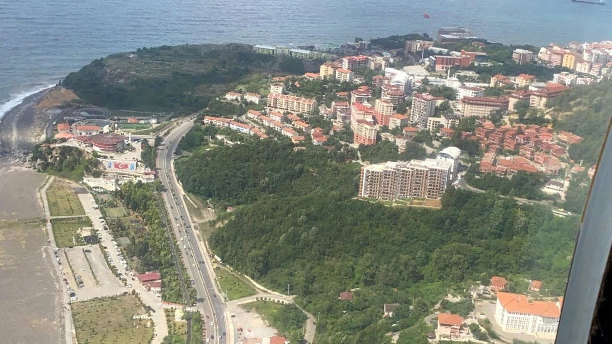 Zonguldak\'ta bayram trafiği havadan denetlendi