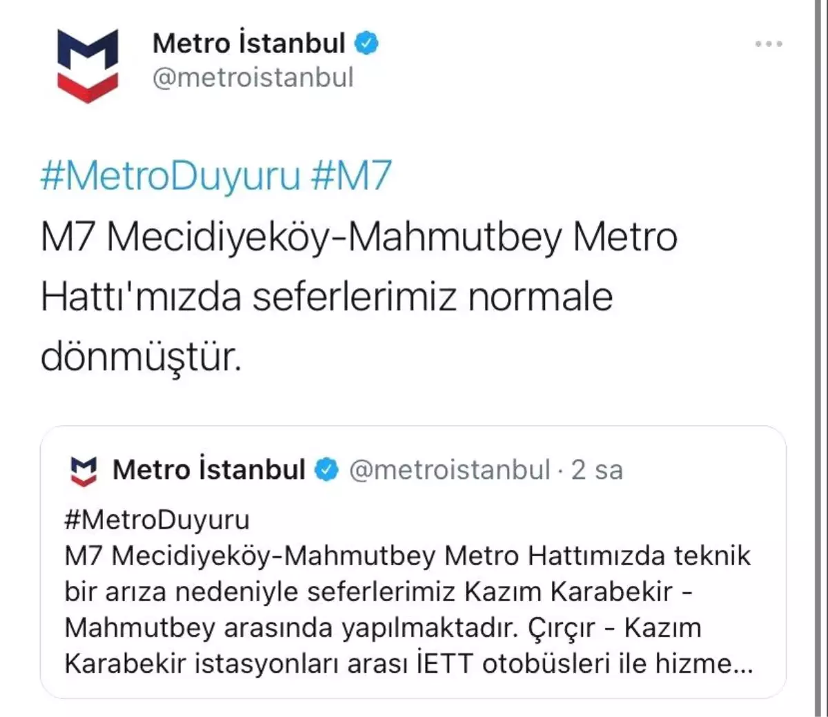 Son Dakika | Eyüpsultan\'daki metroda meydana gelen patlamanın ardından duran seferler normale döndü