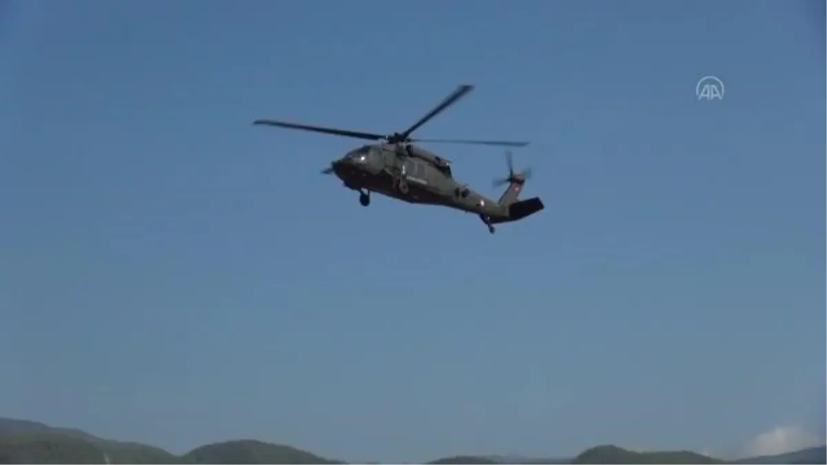Jandarma ve emniyetten helikopterli trafik denetimi