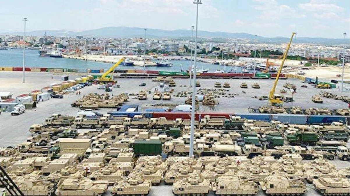 ABD\'den dikkat çeken hareket! Türkiye\'nin 40 kilometre uzağını cephaneliğe dönüştürüp 400 tank yığdı