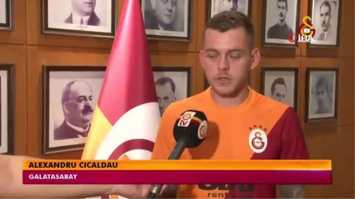 Alexandru Cicaldau: "Galatasaray\'a imza attığım için çok mutluyum"