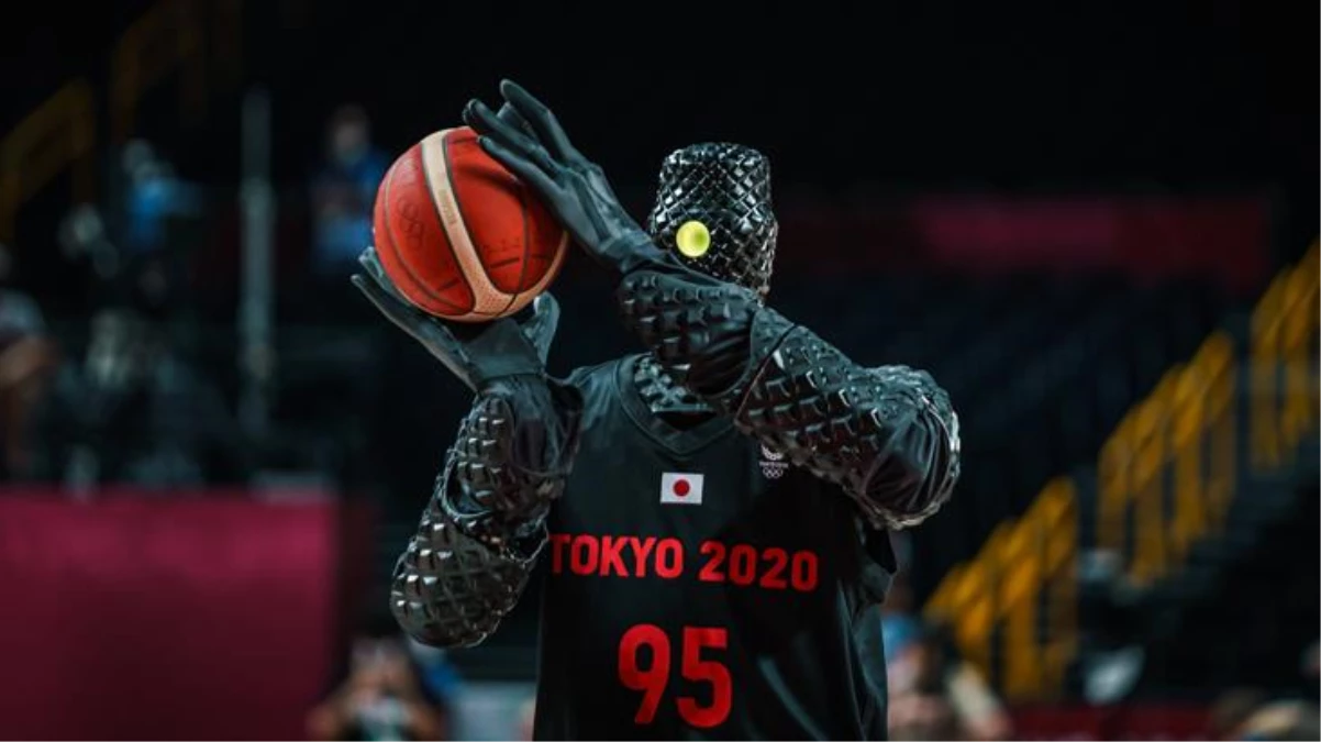 Olimpiyatlarda gündem olan basketbolcu robot! Attığı her atış basket oldu