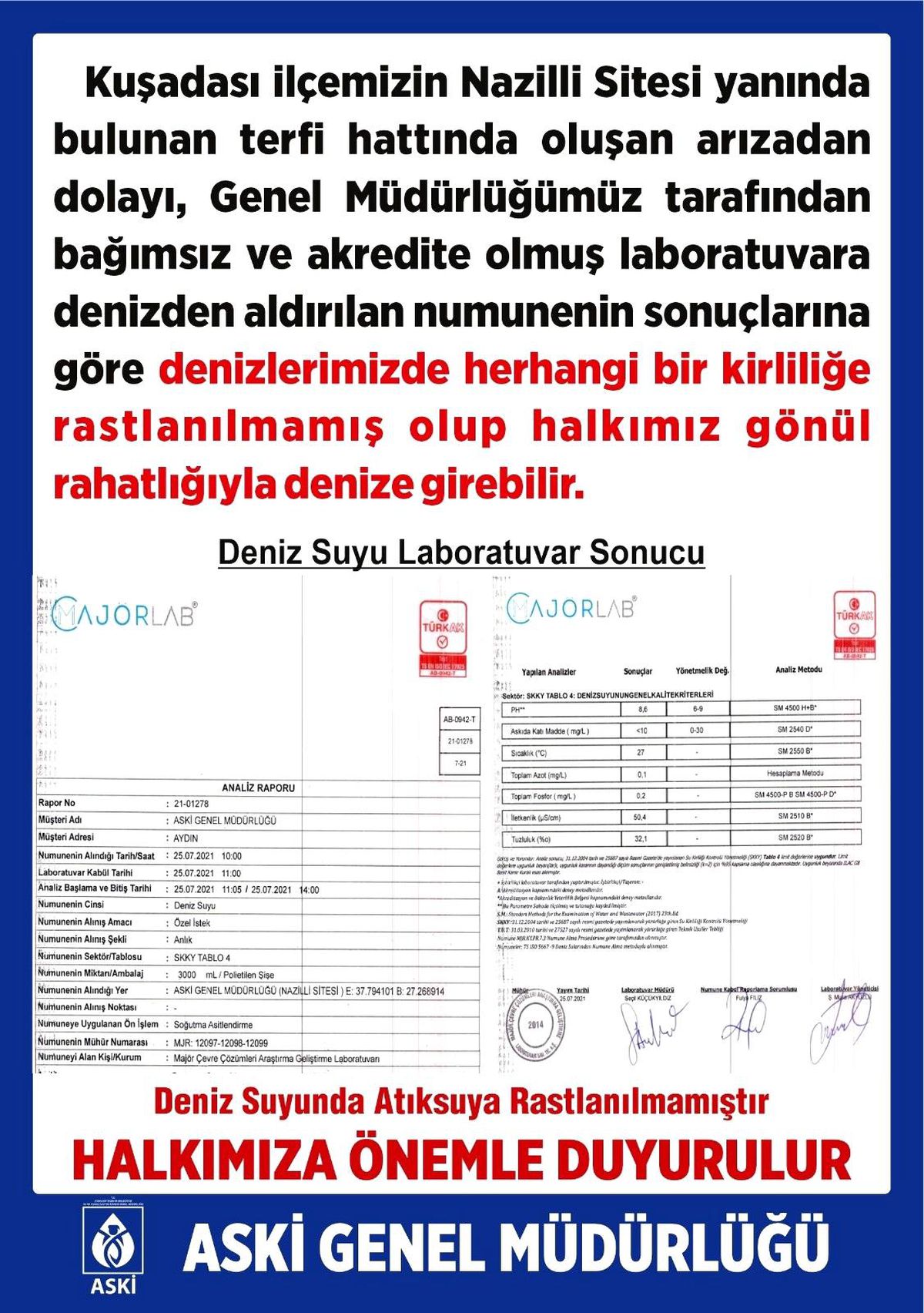 Kuşadası Belediyesi\'nden basın açıklaması