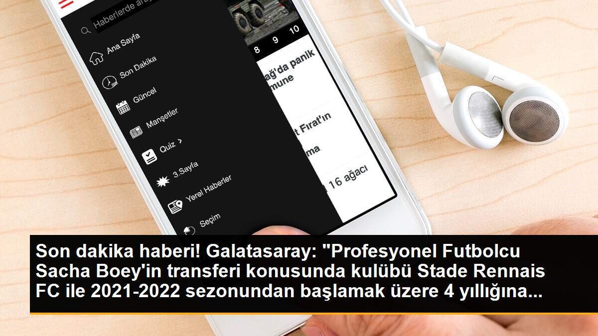 Son dakika haberi! Galatasaray: "Profesyonel Futbolcu Sacha Boey\'in transferi konusunda kulübü Stade Rennais FC ile 2021-2022 sezonundan başlamak üzere 4 yıllığına...