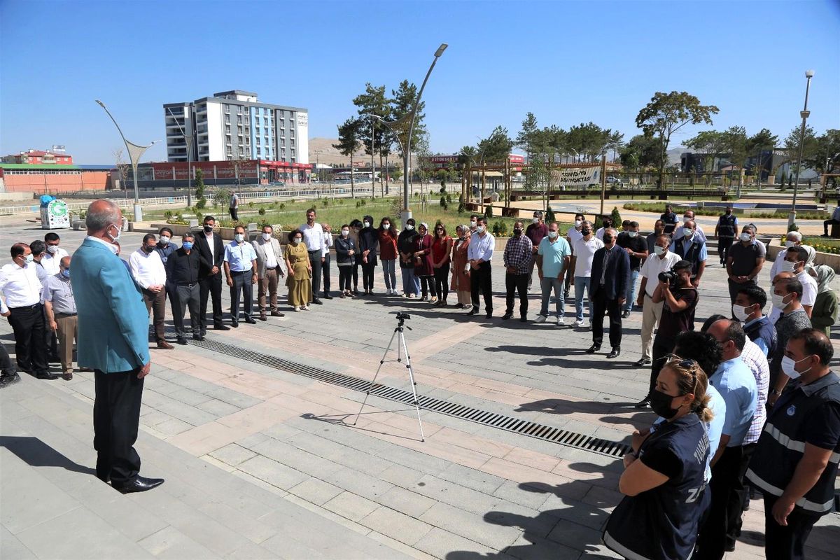 Tuşba Belediyesinde bayramlaşma