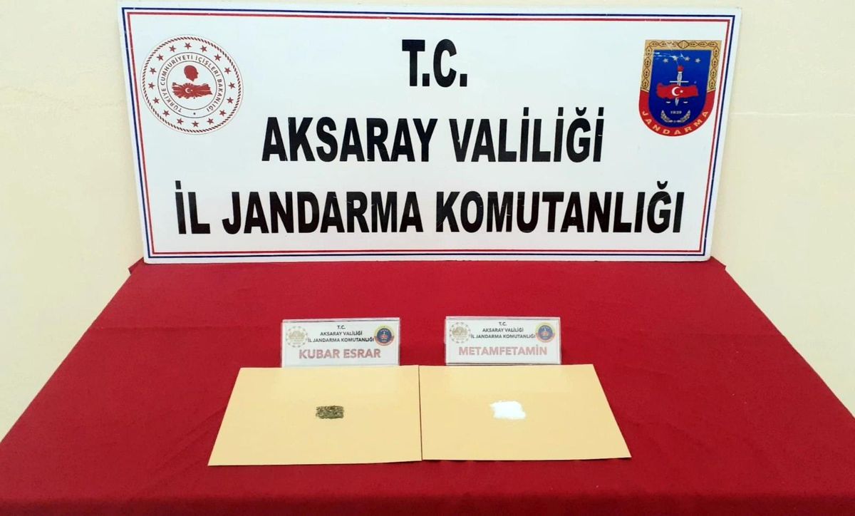 Aksaray\'da jandarmadan uyuşturucu operasyonu