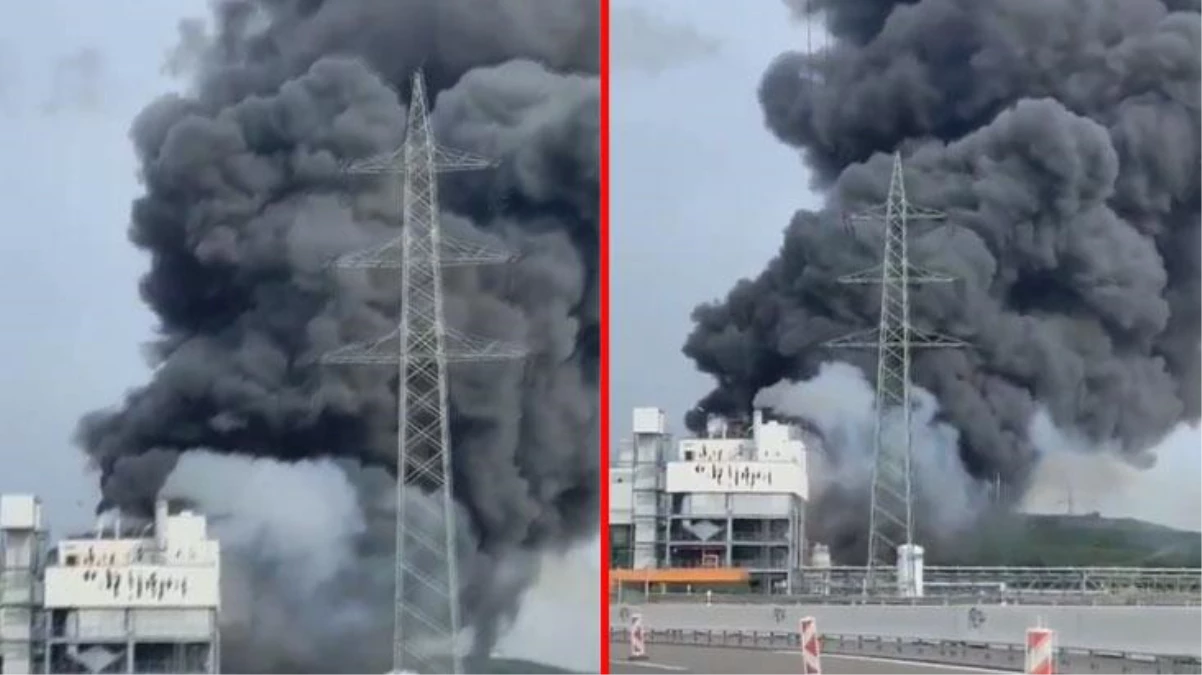 Korkunç patlama! Siyah dumanlar kilometrelerce ilerden görüldü, halka "Dışarı çıkmayın" uyarısı yapılıyor