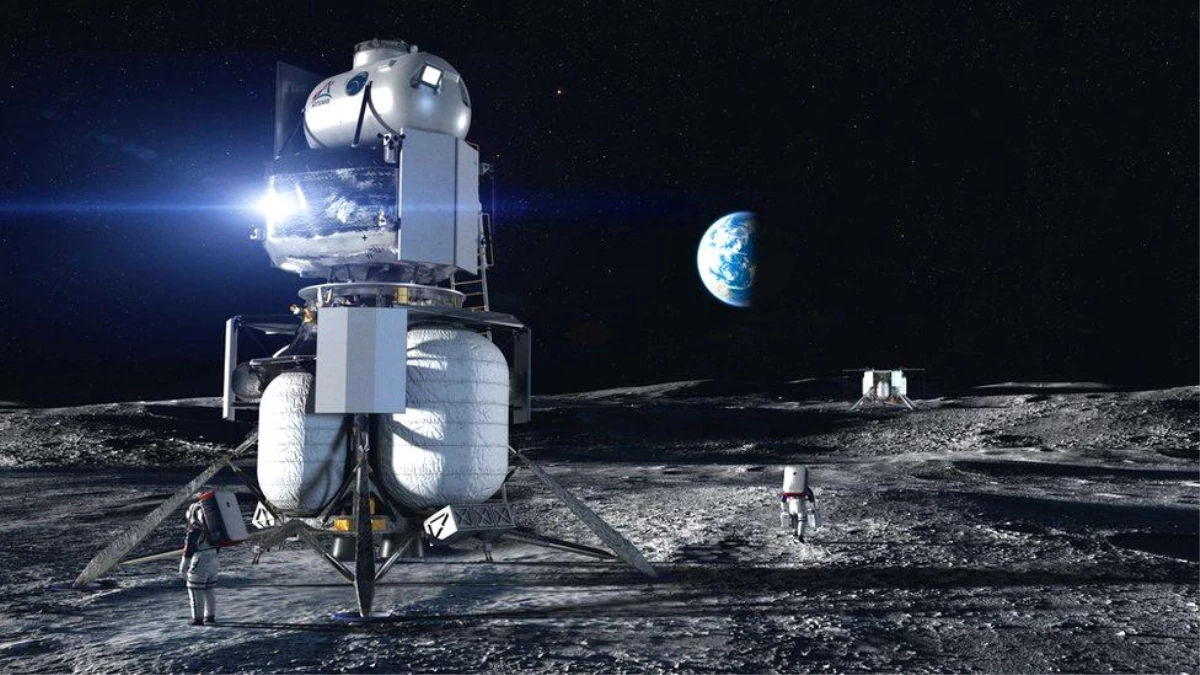Jeff Bezos\'tan NASA\'ya Ay\'a astronot indirecek uzay aracı için 2 milyar dolarlık teklif