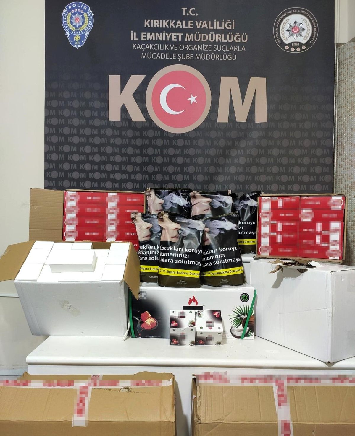 Son dakika haberi! Kırıkkale\'de kaçak tütün operasyonu