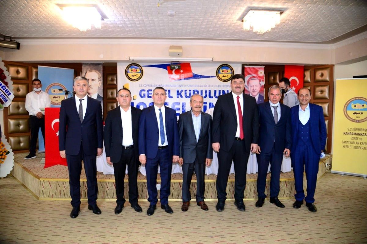 Kahramankazan Köprübaşı Esnaf ve Sanatkarlar Kooperatifinde Yılmaz, yeniden başkanlığa seçildi