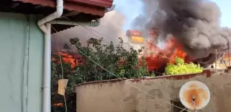 Tinerciler evi ateşe verdi, mahallede faciadan dönüldü