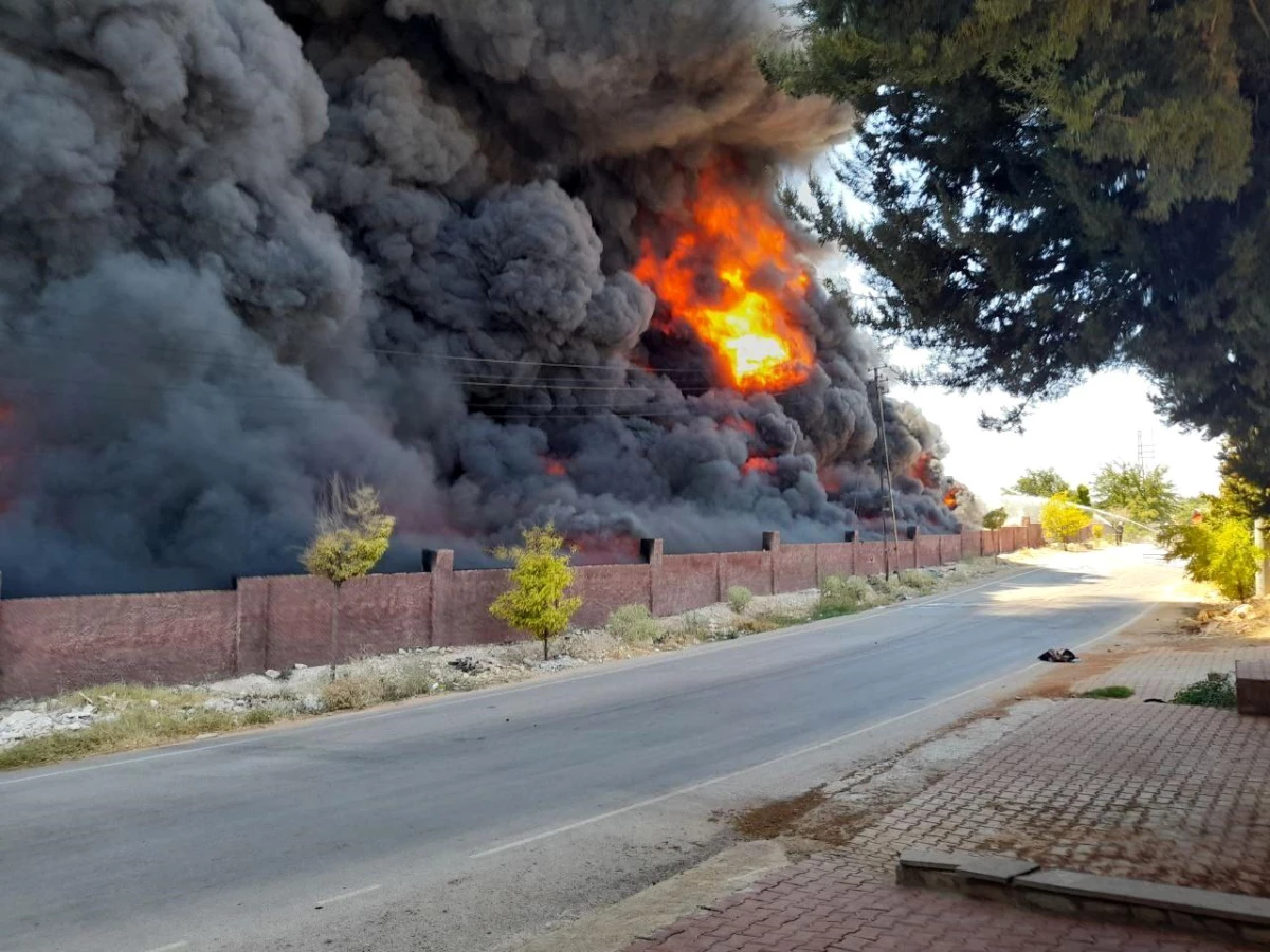 Son dakika haber! Yalıtım malzemeleri bulunan depoda yangın