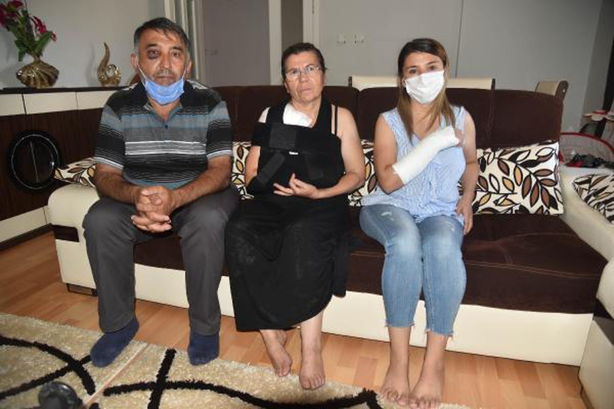 Arsa davasında şahitlik yapan aileye, plaj şemsiyesi sopasıyla dayak