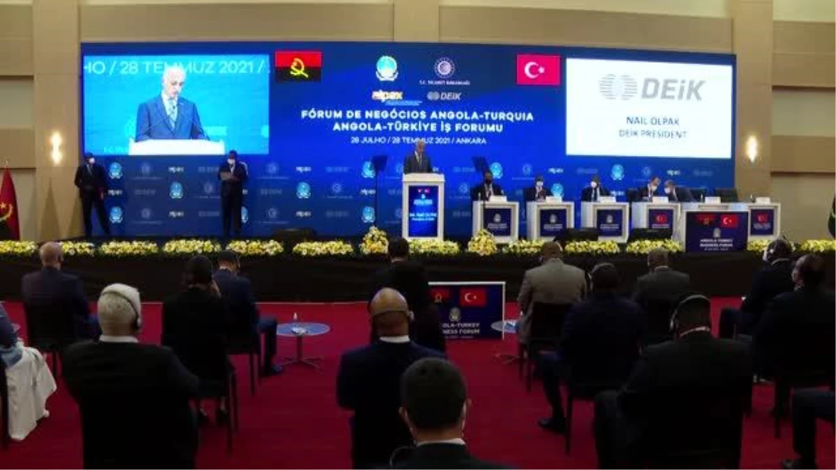 DEİK Başkanı Olpak, Türkiye-Angola İş Forumu\'nda konuştu