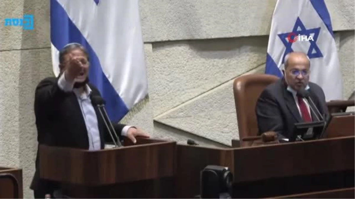 İsrail Parlamentosu\'nda Milletvekili Ben-Gvir\'i yaka paça kovuldu