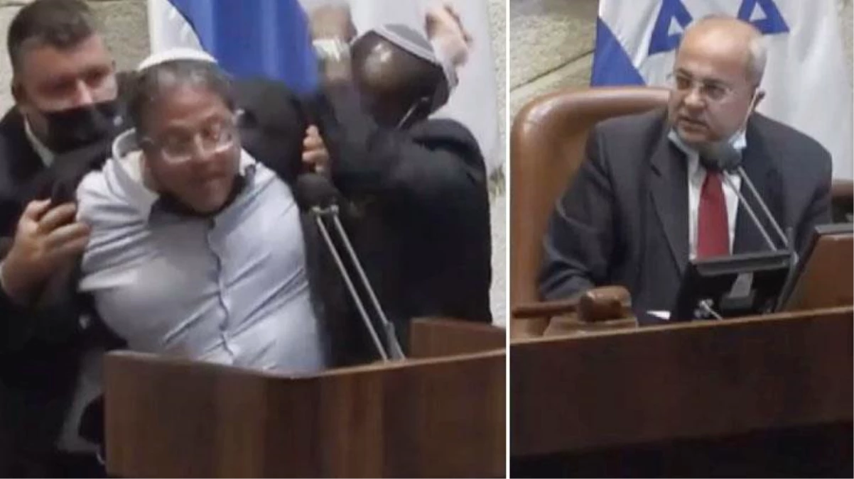 İsrail Parlamentosu\'nda Arap vekile "Terörist" diyen sağcı vekil, dışarı kovuldu