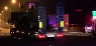 Kuzey Marmara Otoyolu'nda kamyon yolcu otobüsüne arkadan çarptı: 1 yaralı