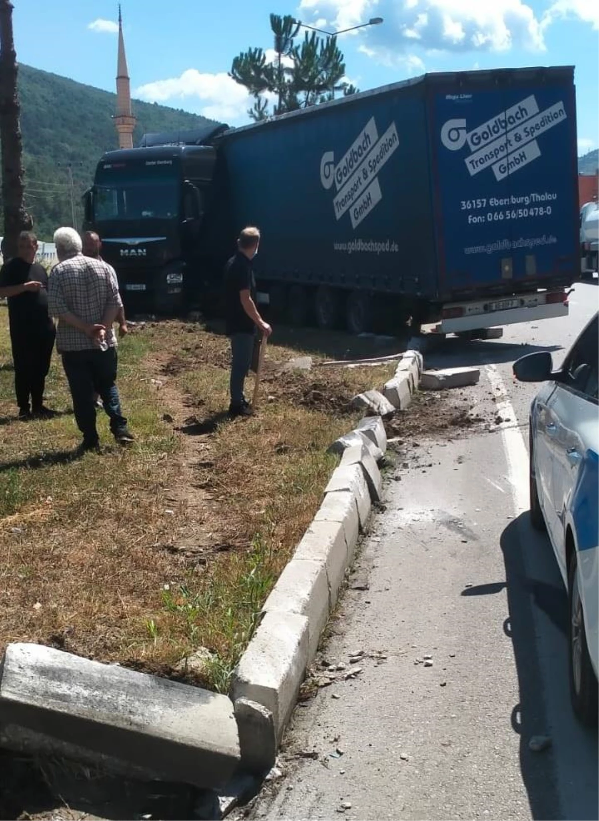 Samsun\'da tırın çarptığı sepetli motosikletin sürücüsü hayatını kaybetti