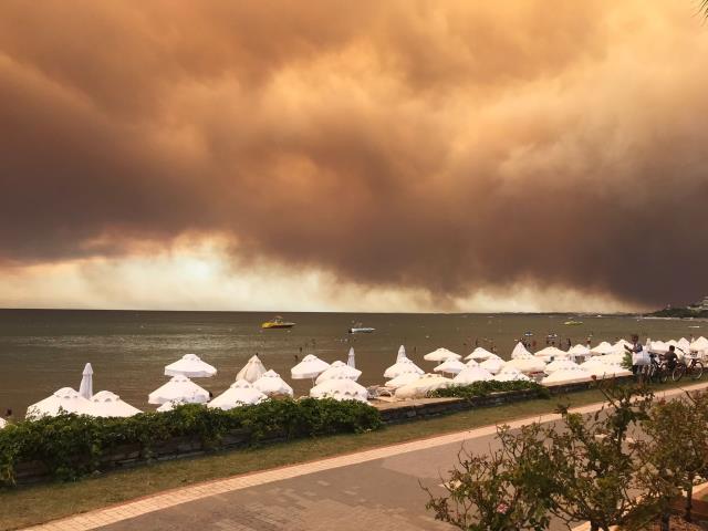 Son Dakika: Manavgat'ta 4 ayrı noktada orman yangını çıktı ...