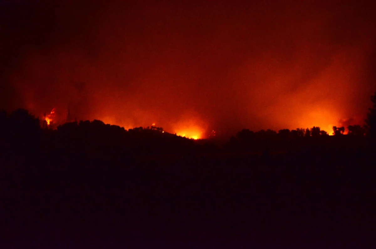 Antalya\'nın Akseki ilçesinde orman yangını çıktı