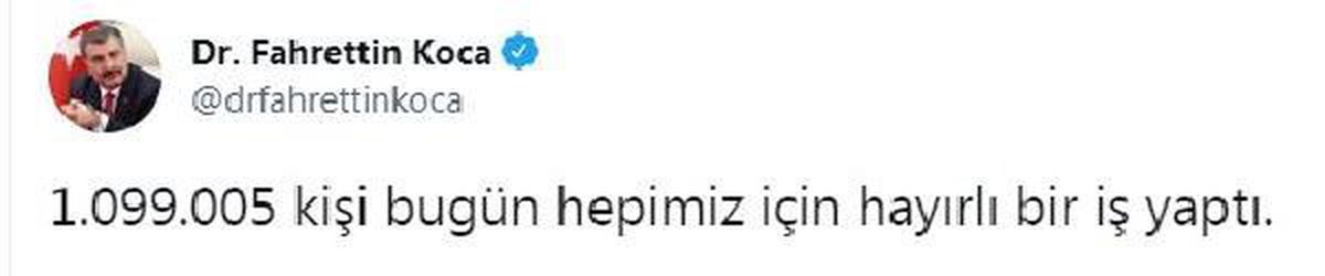 Bakan Koca: Aydın ve Eskişehir Mavi, Aksaray Turuncu kategoriye geçti (2)