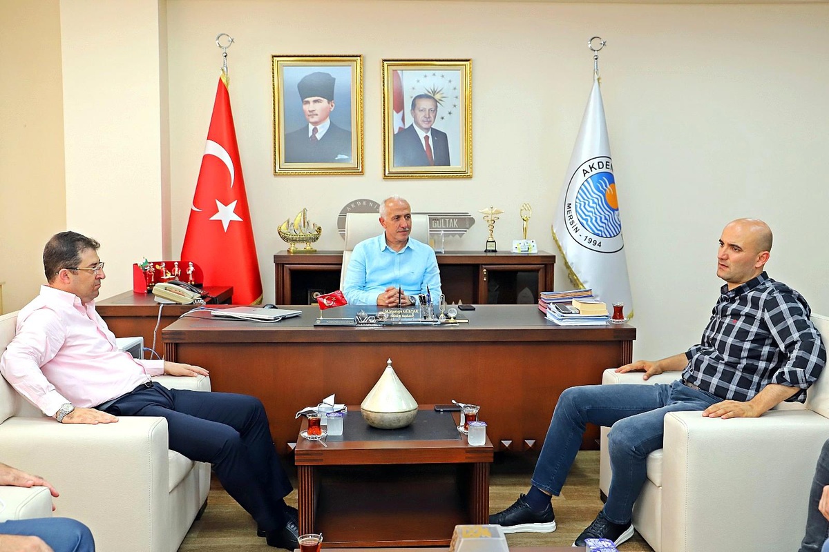 Başkan Gültak, Mersin Milletvekili Kılavuz\'u ağırladı