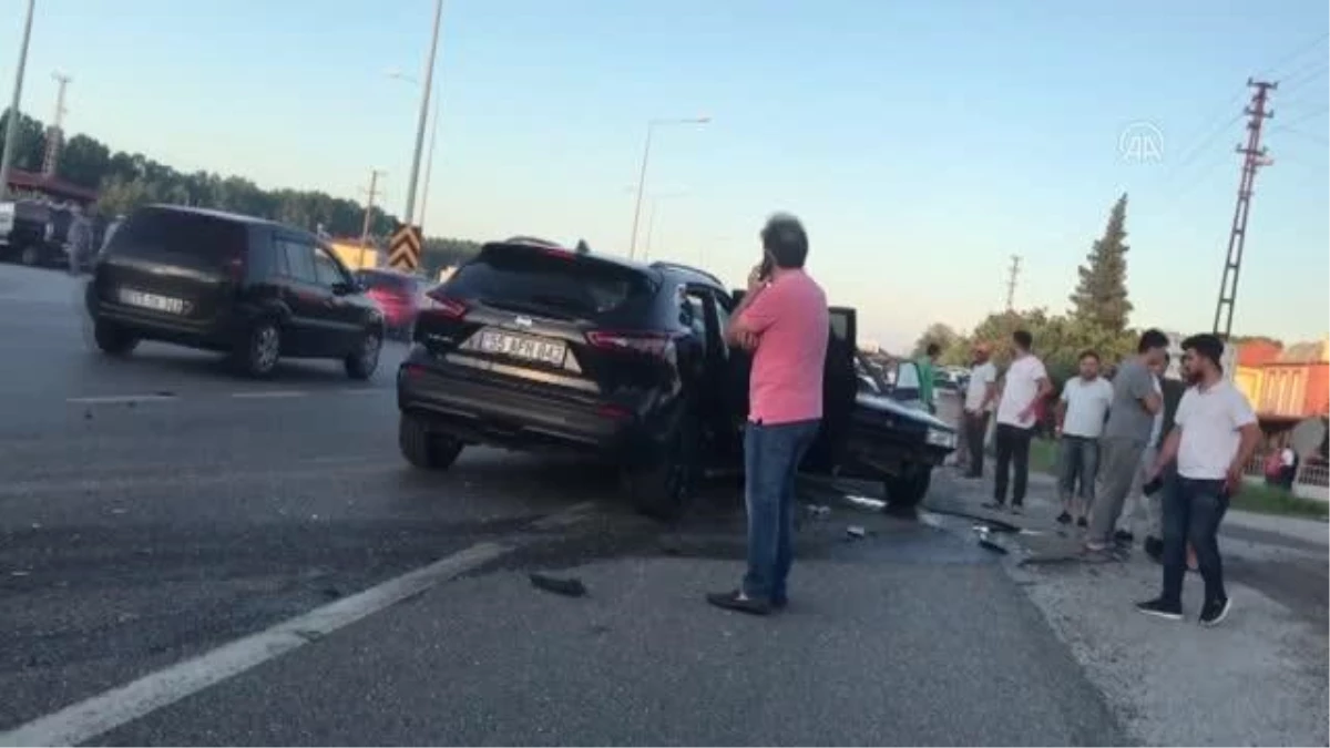 Son dakika haberi | Beş aracın karıştığı trafik kazasında 6 kişi yaralandı