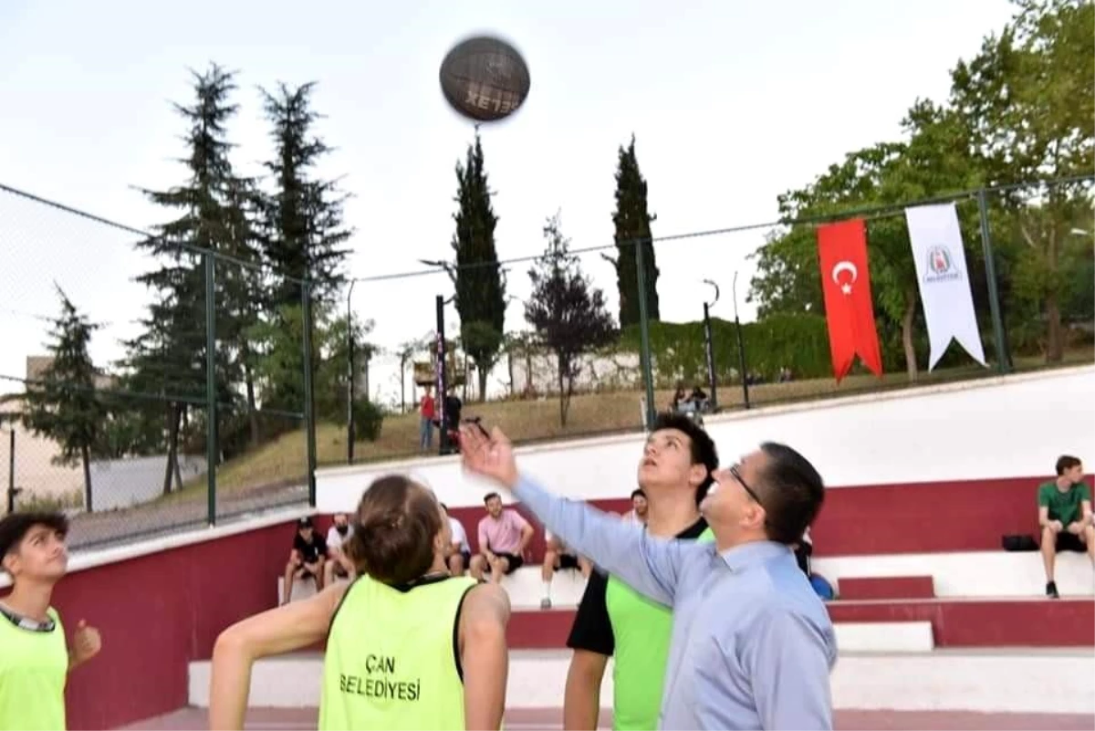 Çan\'da Streetball Turnuvası başladı