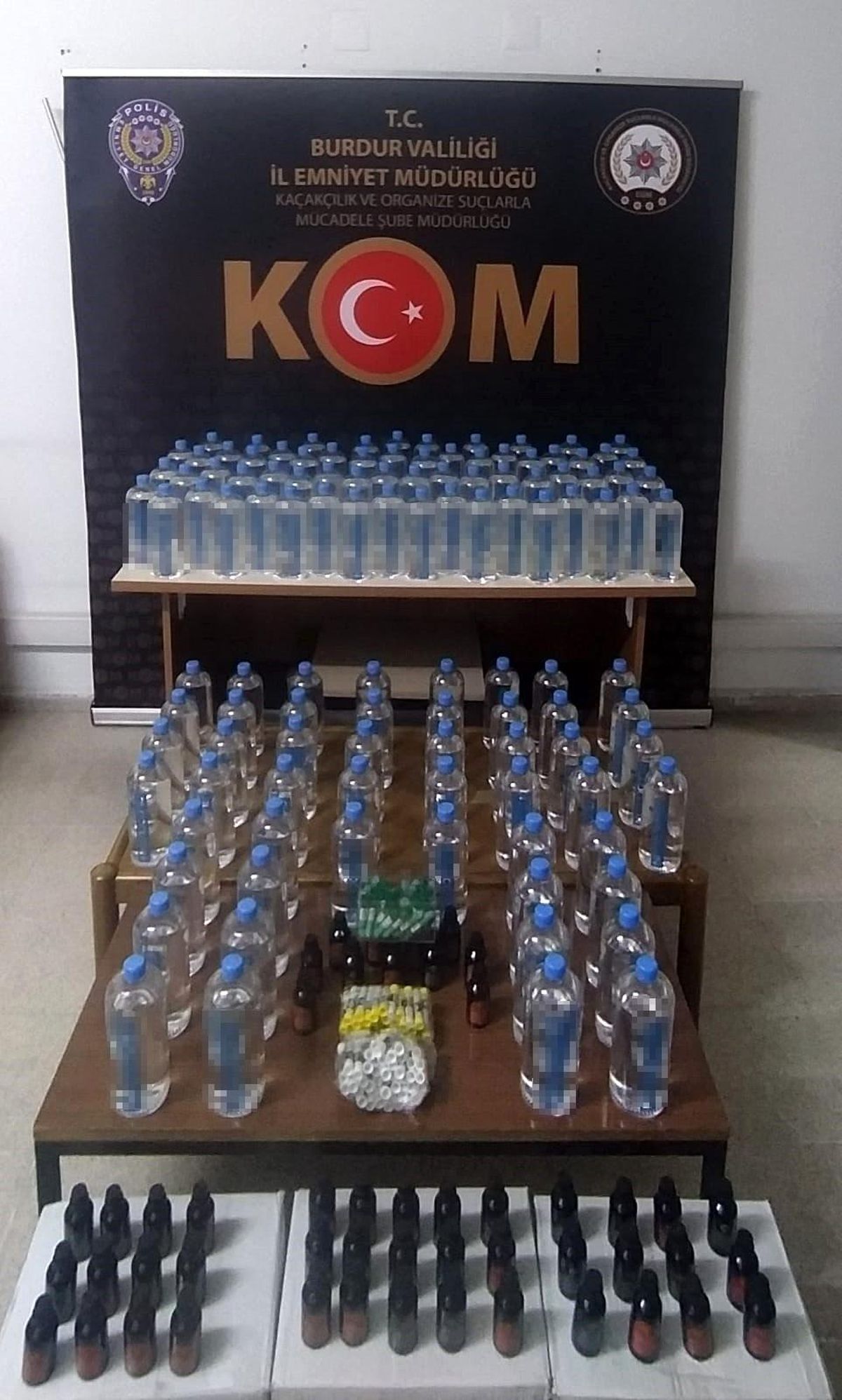 Emniyetten kaçak içki operasyonu